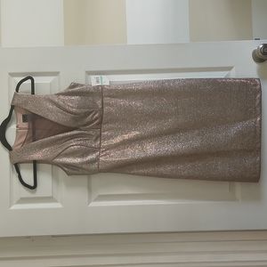 Nightway Gold Dress size 8